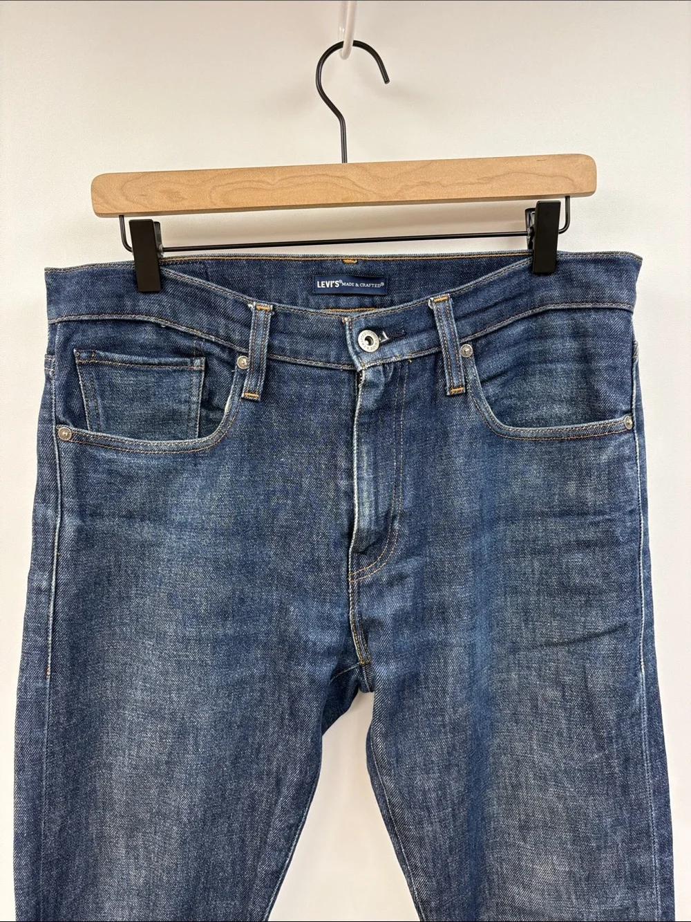 Men's Levi's Made & Crafted 512 Slim Straight Jeans Dark Wash Denim 32x34